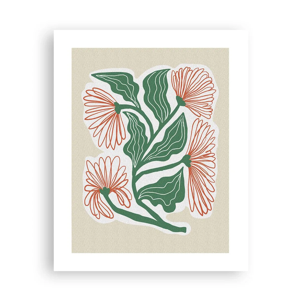 Poster - Folk and Modern - 40x50 cm