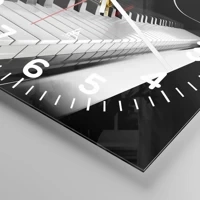 Clock face with numbers