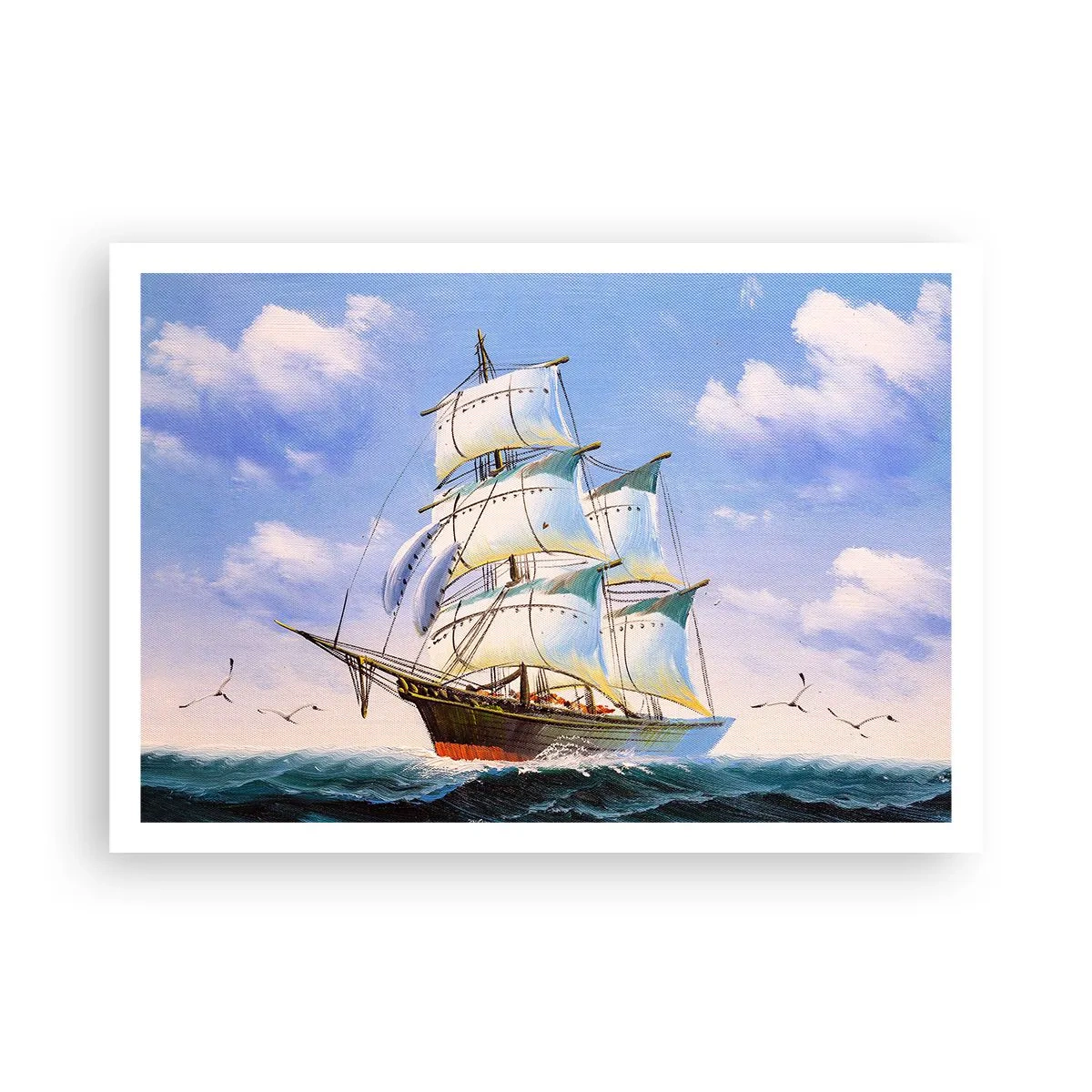 Poster - Proudly with Wind - 100x70 cm