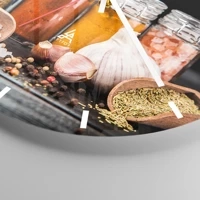 Clock face with lines