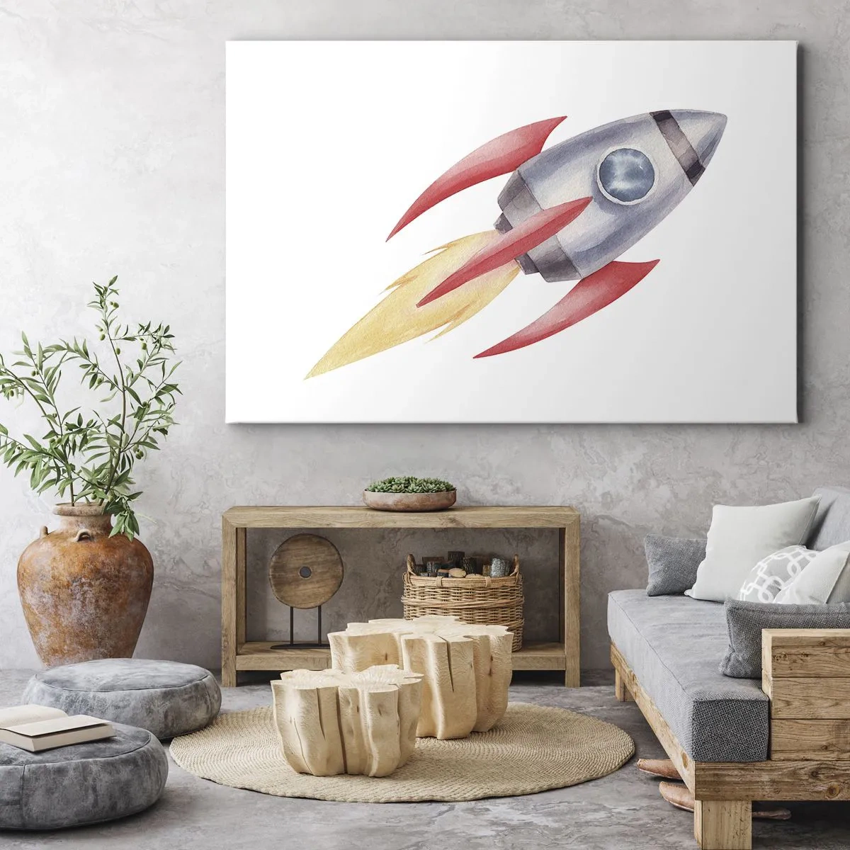 Canvas picture - Higher, Faster, Further - 100x70 cm