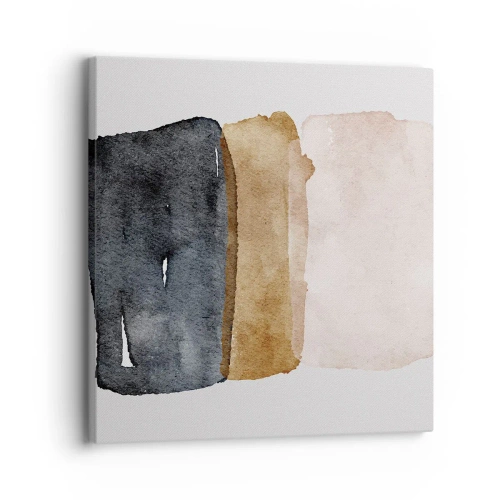 Canvas picture - Composition of the Colours of the Soil - 30x30 cm
