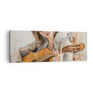 Canvas picture - Concert for Guitar and Girly Heart - 140x50 cm