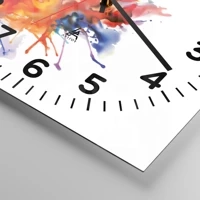 Clock face with numbers