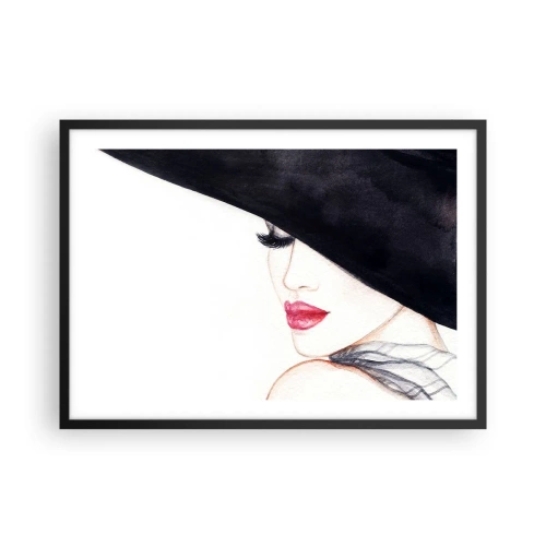 Poster in black frame - Elegance and Sensuality - 70x50 cm