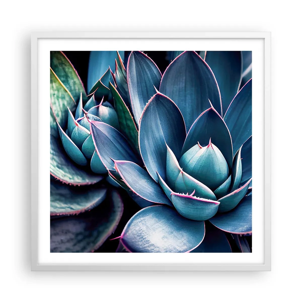 Poster in white frmae - Vital Strength - 60x60 cm