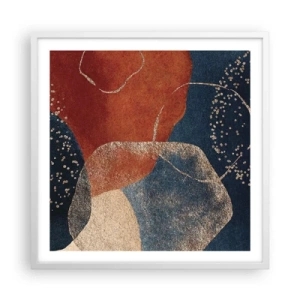 Poster in white frmae - Lightness of Being - 60x60 cm