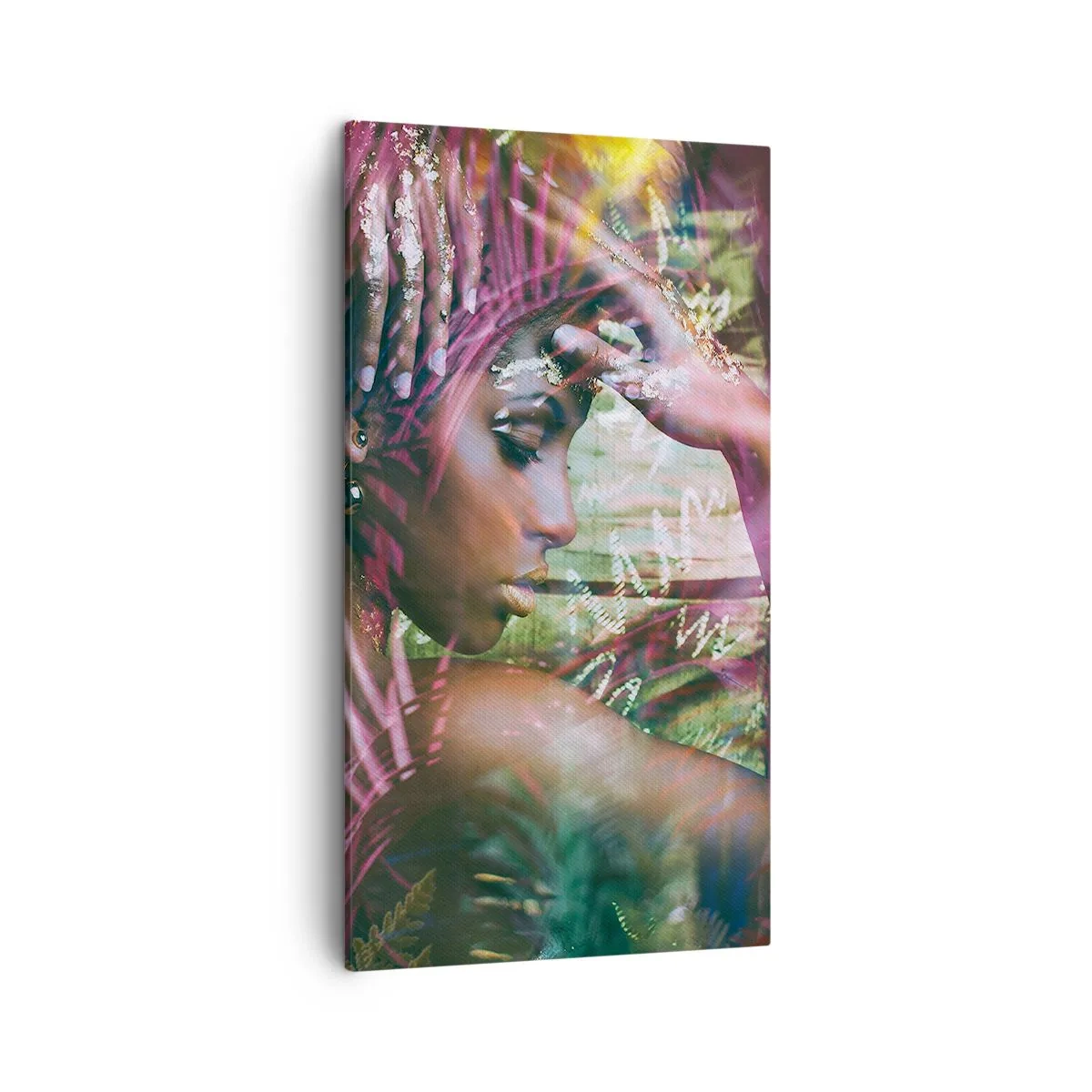 Canvas picture - Mother Nature in the Jungle - 45x80 cm