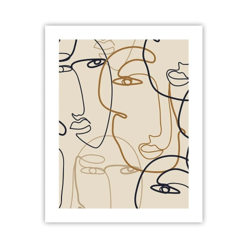 Poster - Multiplied Portrait - 40x50 cm
