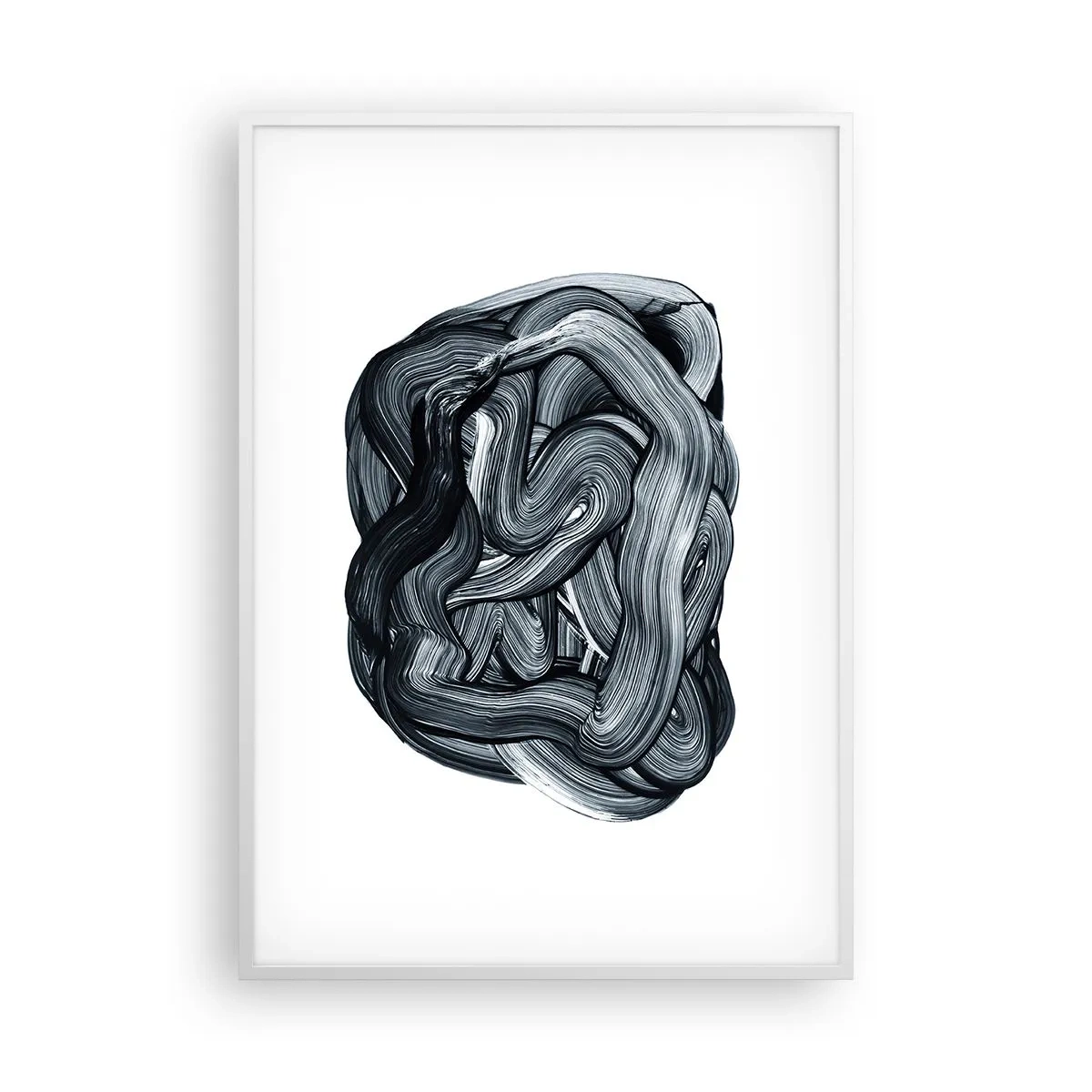 Poster in white frmae - It's Not So simple - 70x100 cm