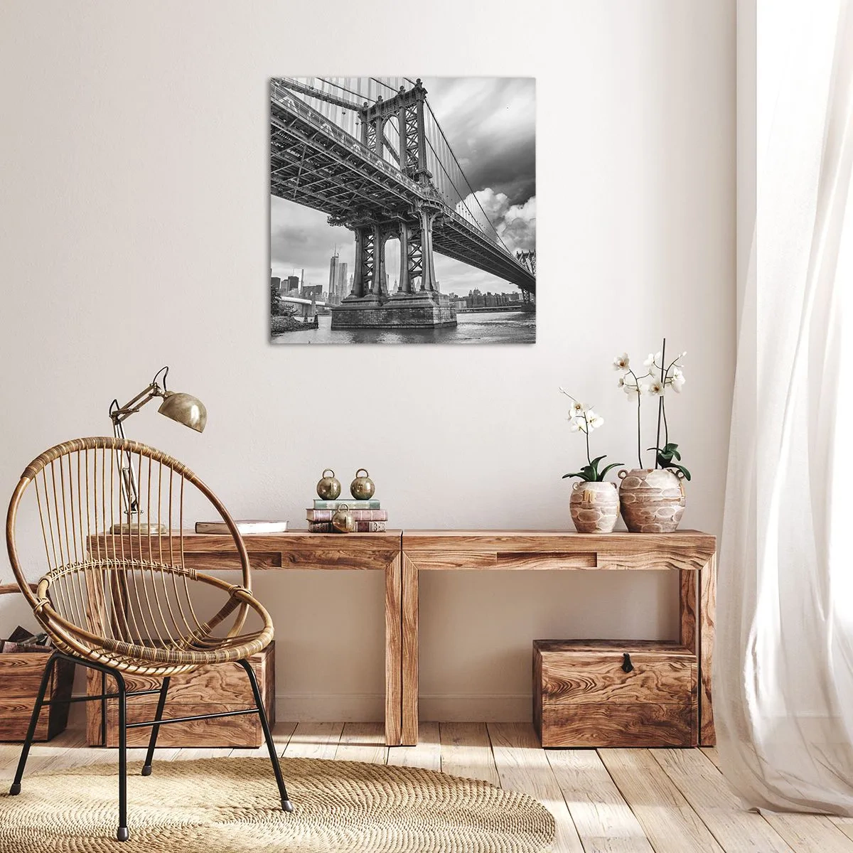 Canvas picture - To the Heart of a City - 50x50 cm