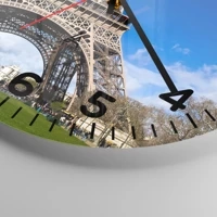 Clock face with numbers