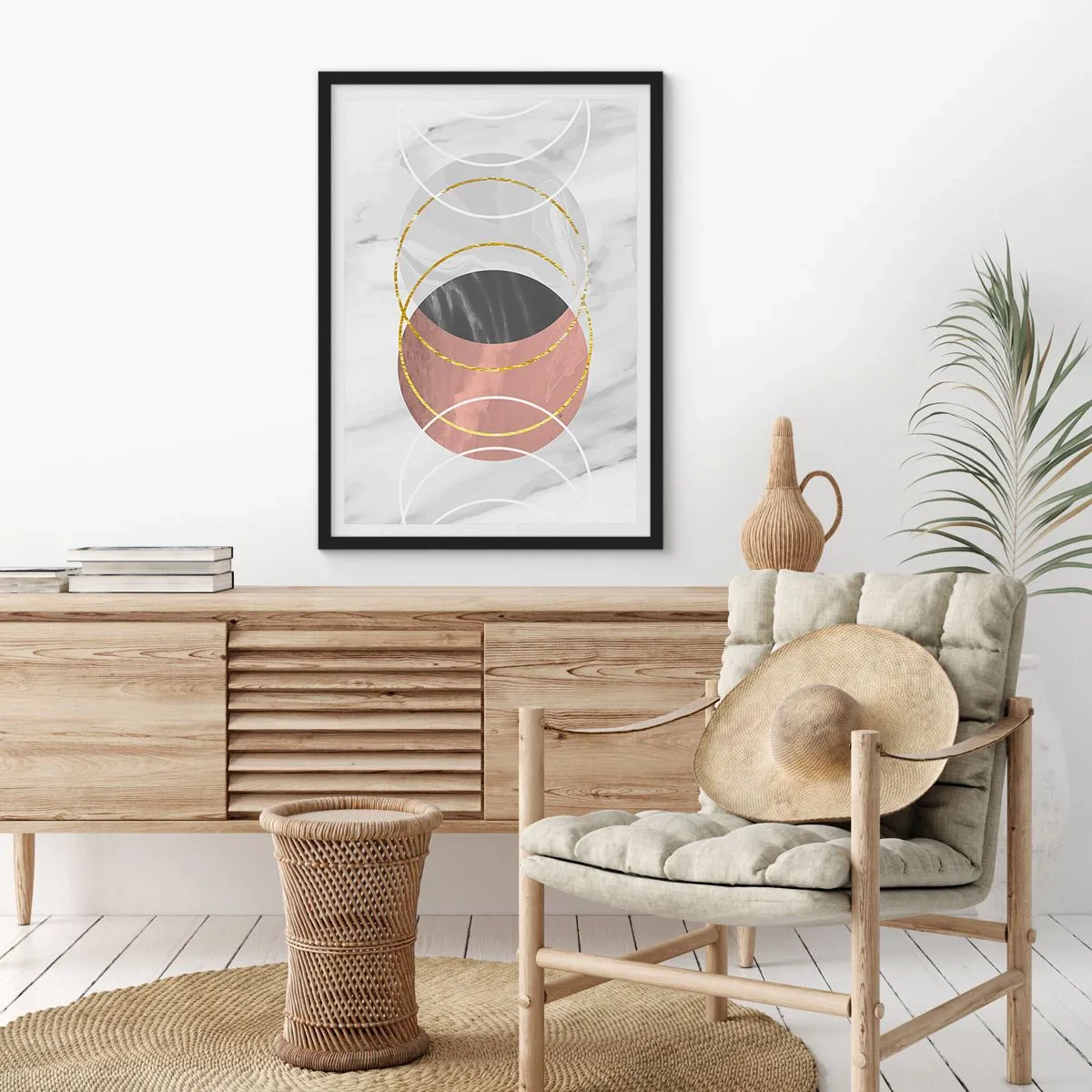 Poster in black frame - Music of the Spheres - 70x100 cm