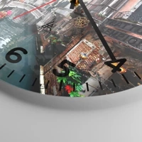 Clock face with numbers