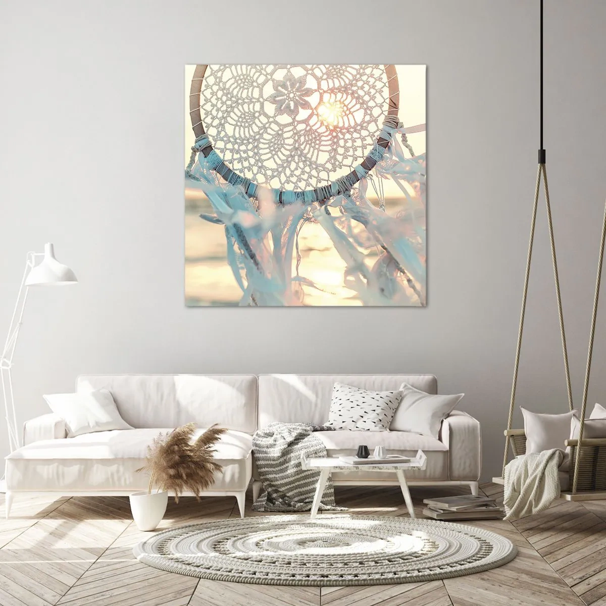 Canvas picture - Lace Totem - 40x40 cm