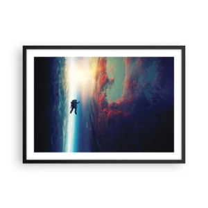 Poster in black frame - Confronting the Universe - 70x50 cm