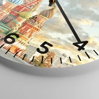 Clock face with numbers