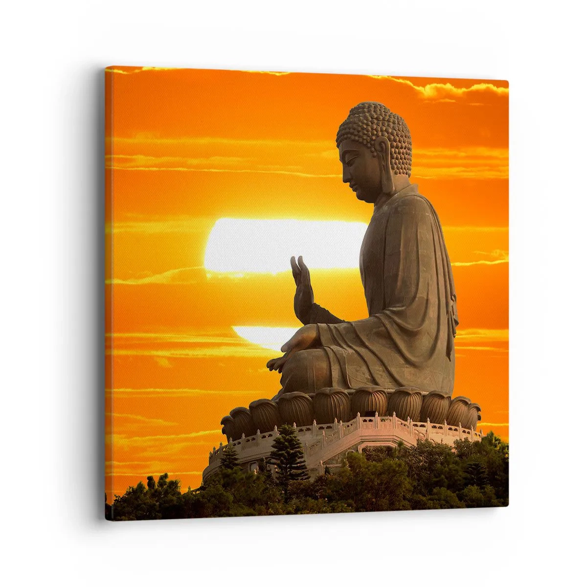 Canvas picture - Facing the World - 40x40 cm