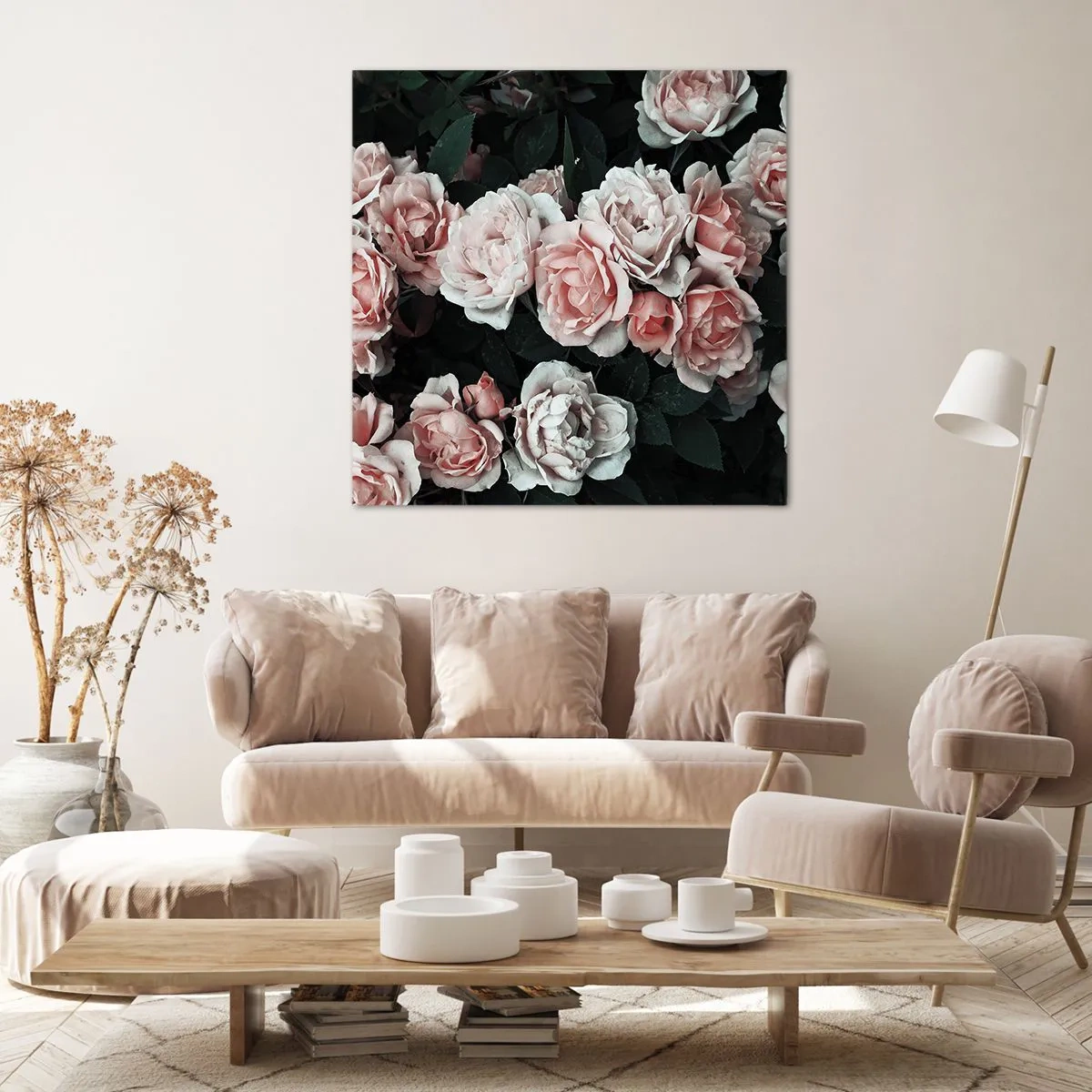 Canvas picture - Rose Ensemble - 60x60 cm