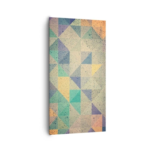 Canvas picture - The Republic of Triangles - 65x120 cm