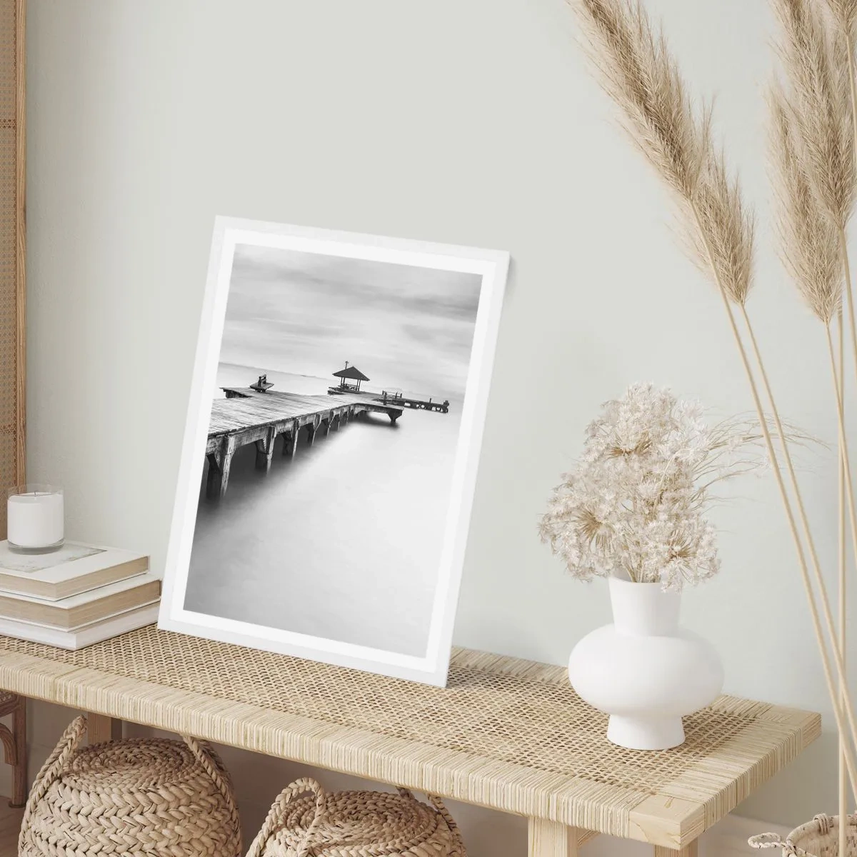 Poster in white frmae - Into the Distance - 50x70 cm