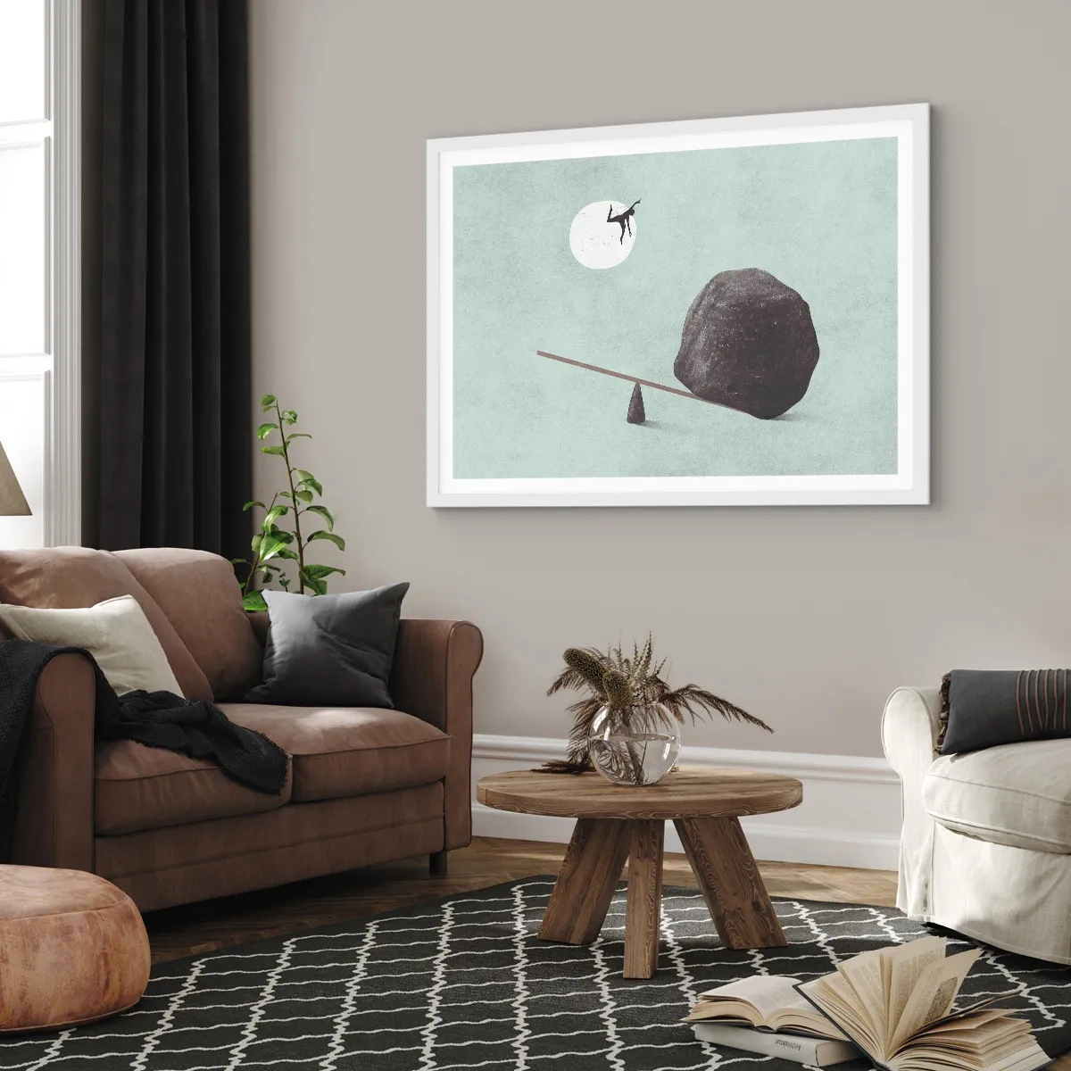 Poster in white frmae - Dream Come True - 50x40 cm