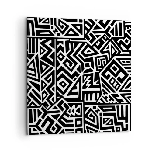 Canvas picture - Precolumbian Composition - 60x60 cm
