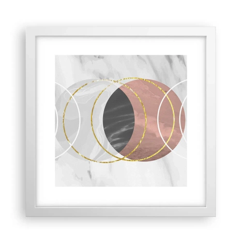 Poster in white frmae - Music of the Spheres - 30x30 cm