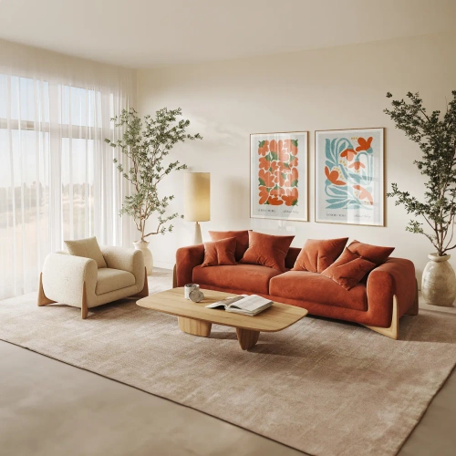 Modern flora no. 2 - Inspiration for the living room