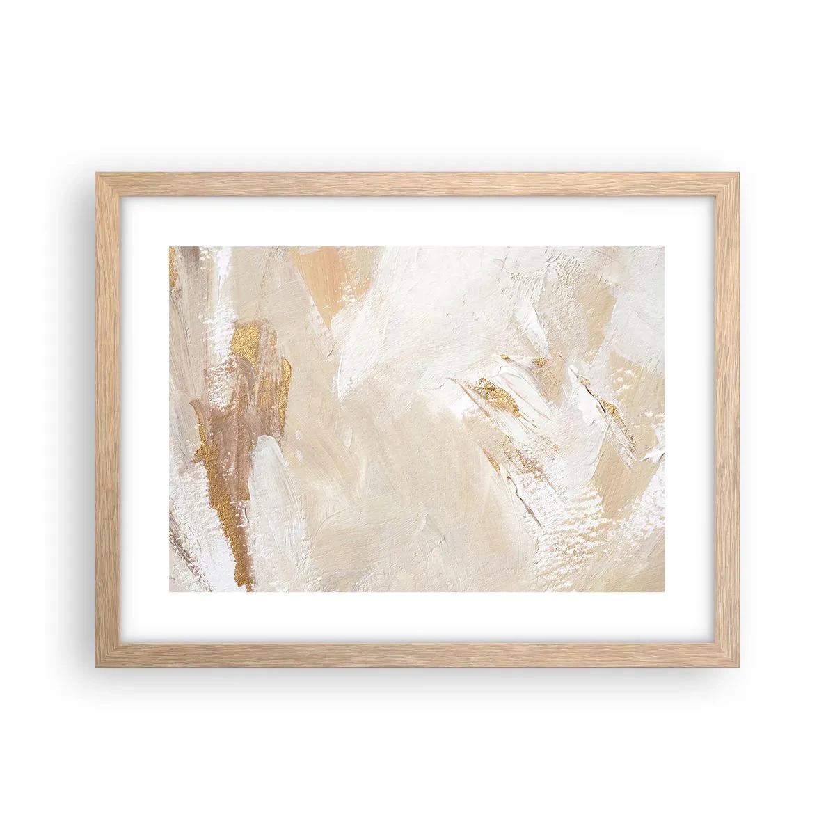Poster in light oak frame - Pastel Composition - 40x30 cm