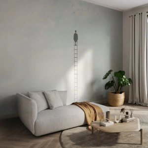 Photo Wallpaper Standard Eco - Rise above It - Abstraction, Man, Piece - 350x256 cm