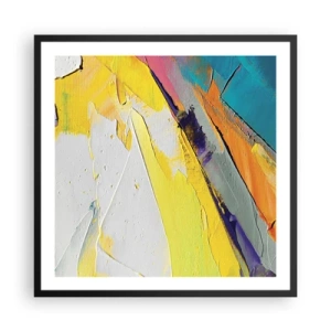 Poster in black frame - Anatomy of Light - 60x60 cm