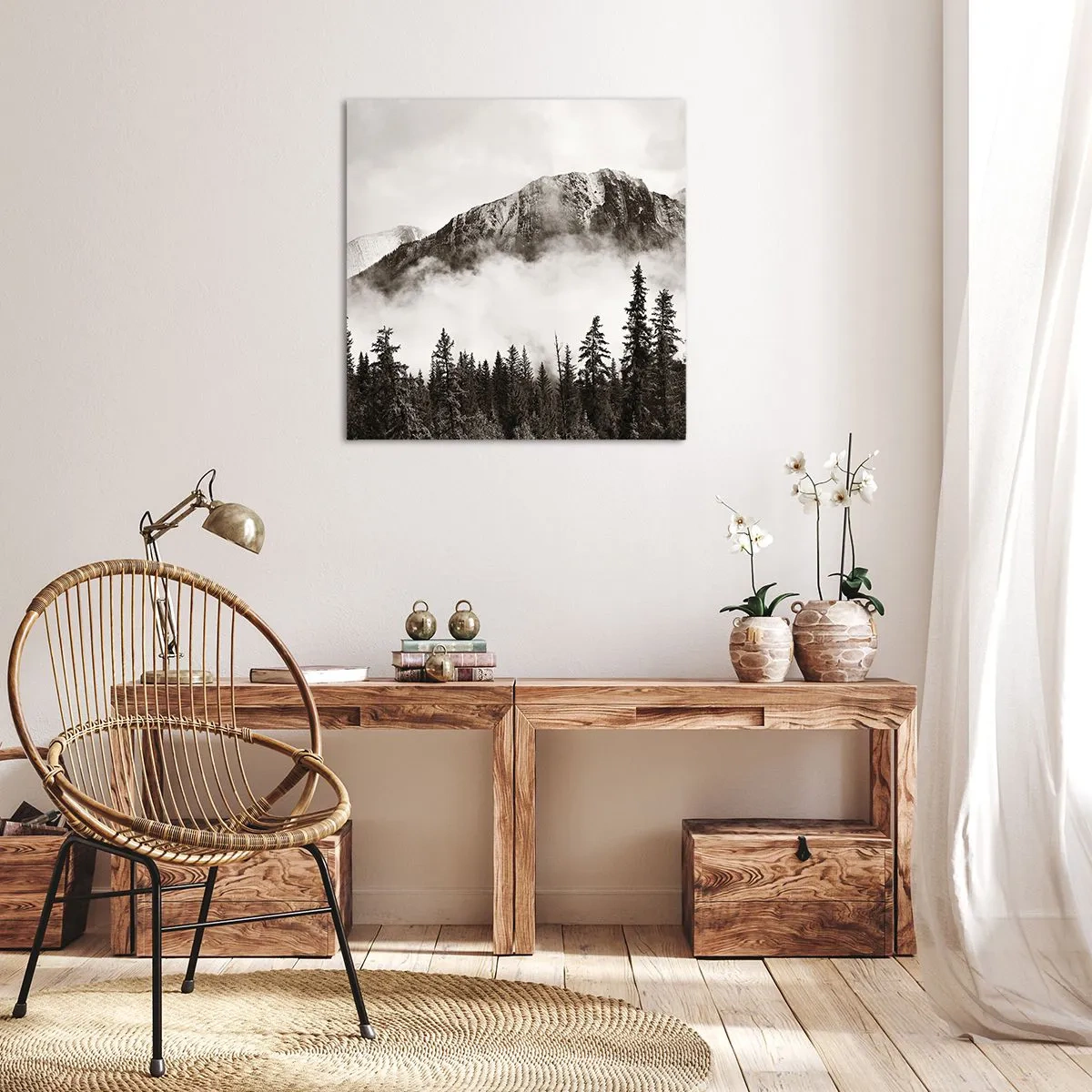 Canvas picture - Granite Ruler - 60x60 cm