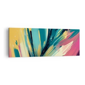 Canvas picture - Composition -Explosion of Joy - 140x50 cm