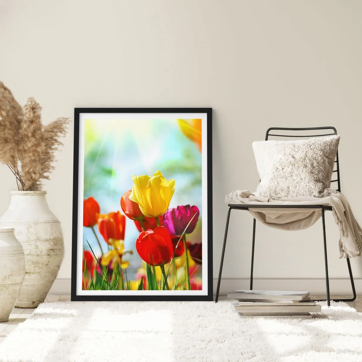 Poster in black frame - All Colours of the Sun - 61x91 cm