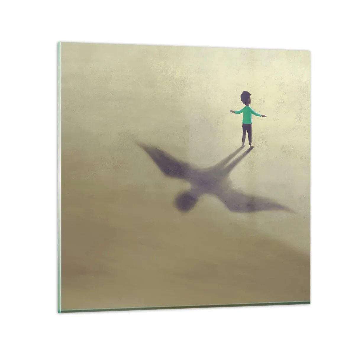 Glass picture - Hero of the Future - 30x30 cm