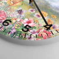 Clock face with numbers