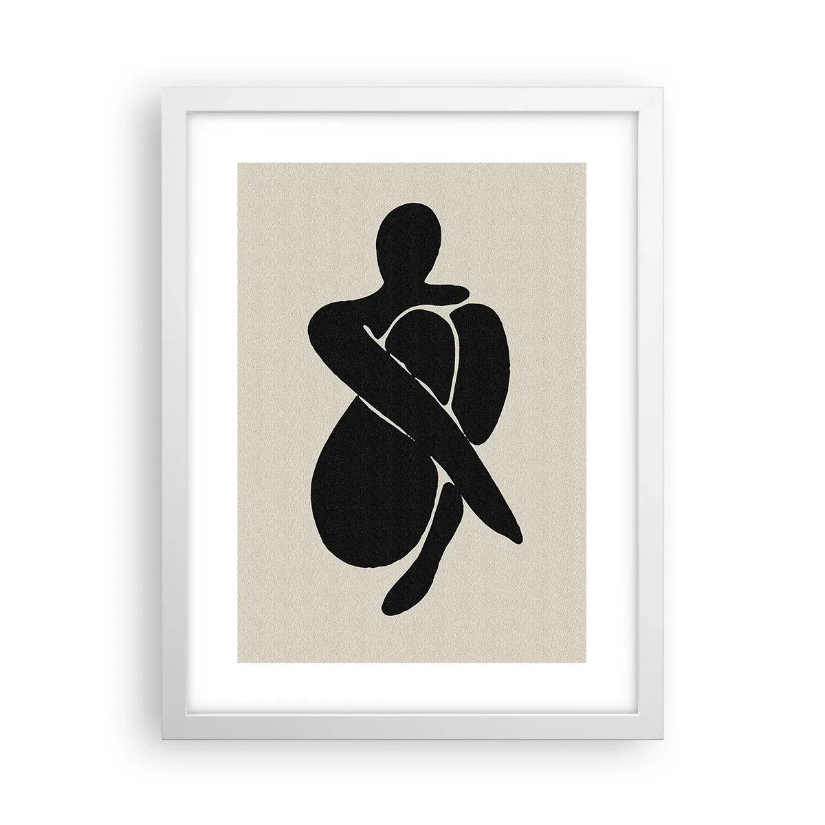 Poster in white frmae - In Her Own Arms - 30x40 cm