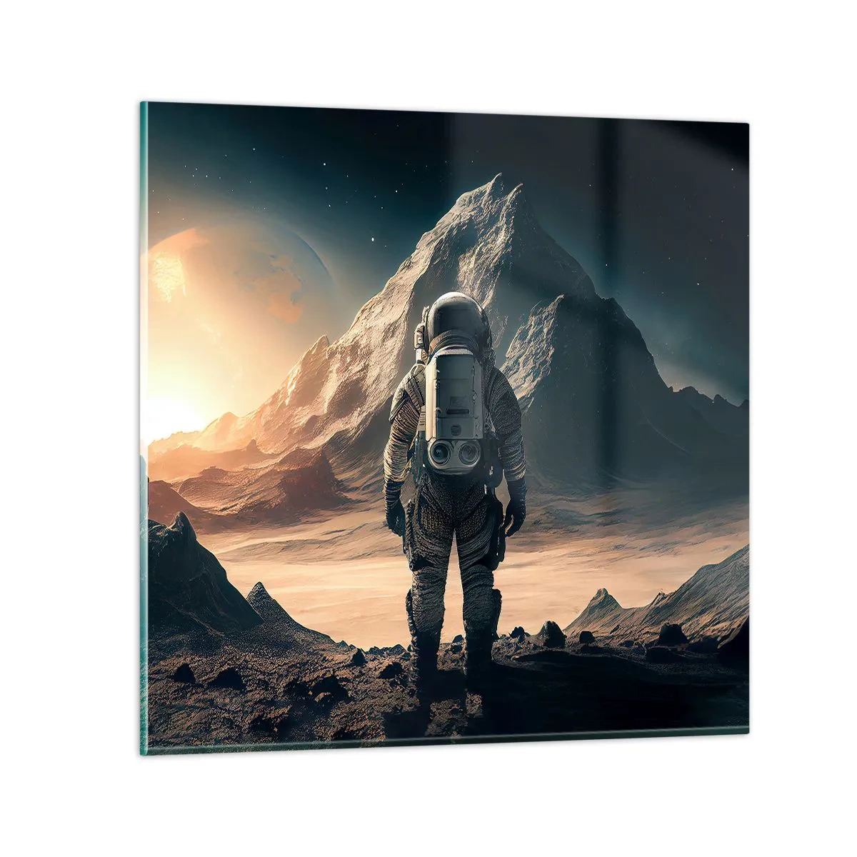 Glass picture - New Challenge - 50x50 cm