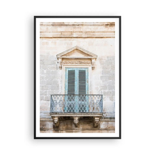 Poster in black frame - Exceptional Charm of Italy - 70x100 cm