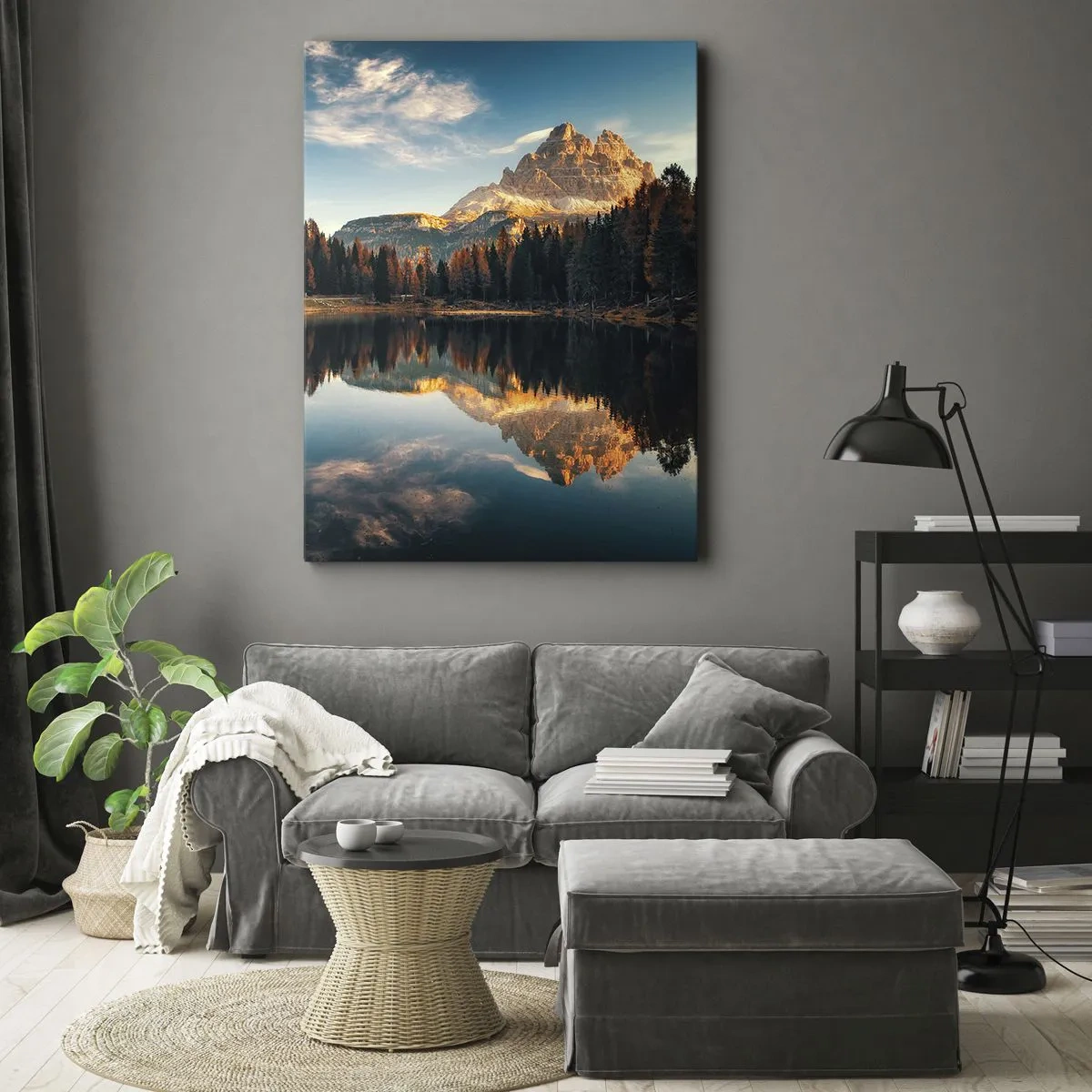 Canvas picture - Double Landscape - 50x70 cm