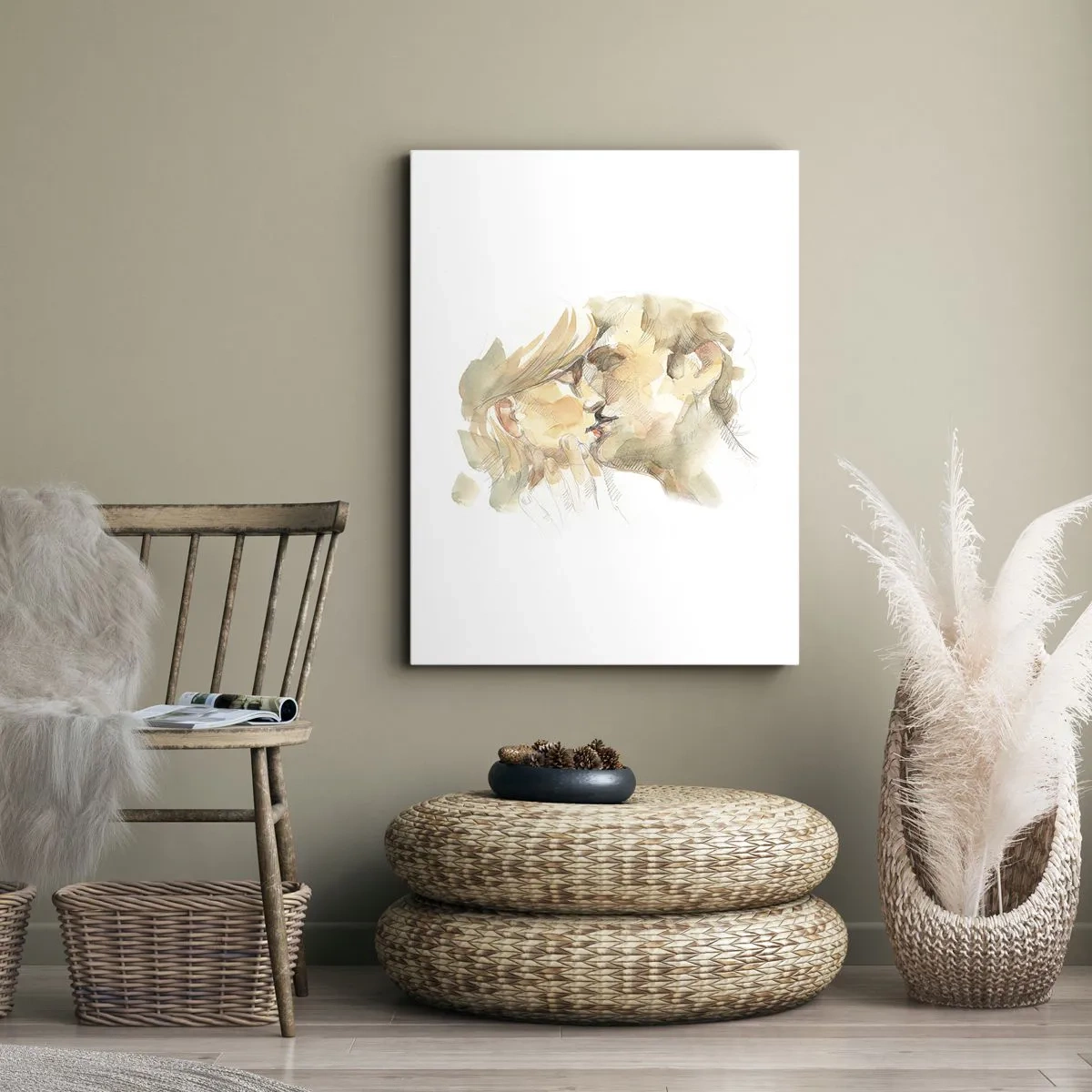 Canvas picture - The Missing Half? - 80x120 cm