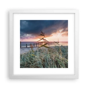 Poster in white frmae - Not Gone with the Wind - 30x30 cm