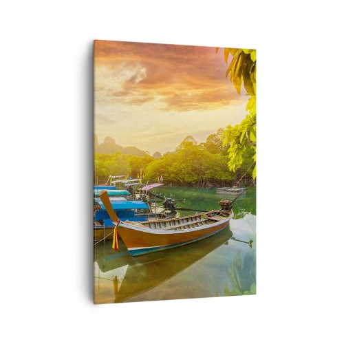 Canvas picture - At the Start of a Busy Day - 70x100 cm