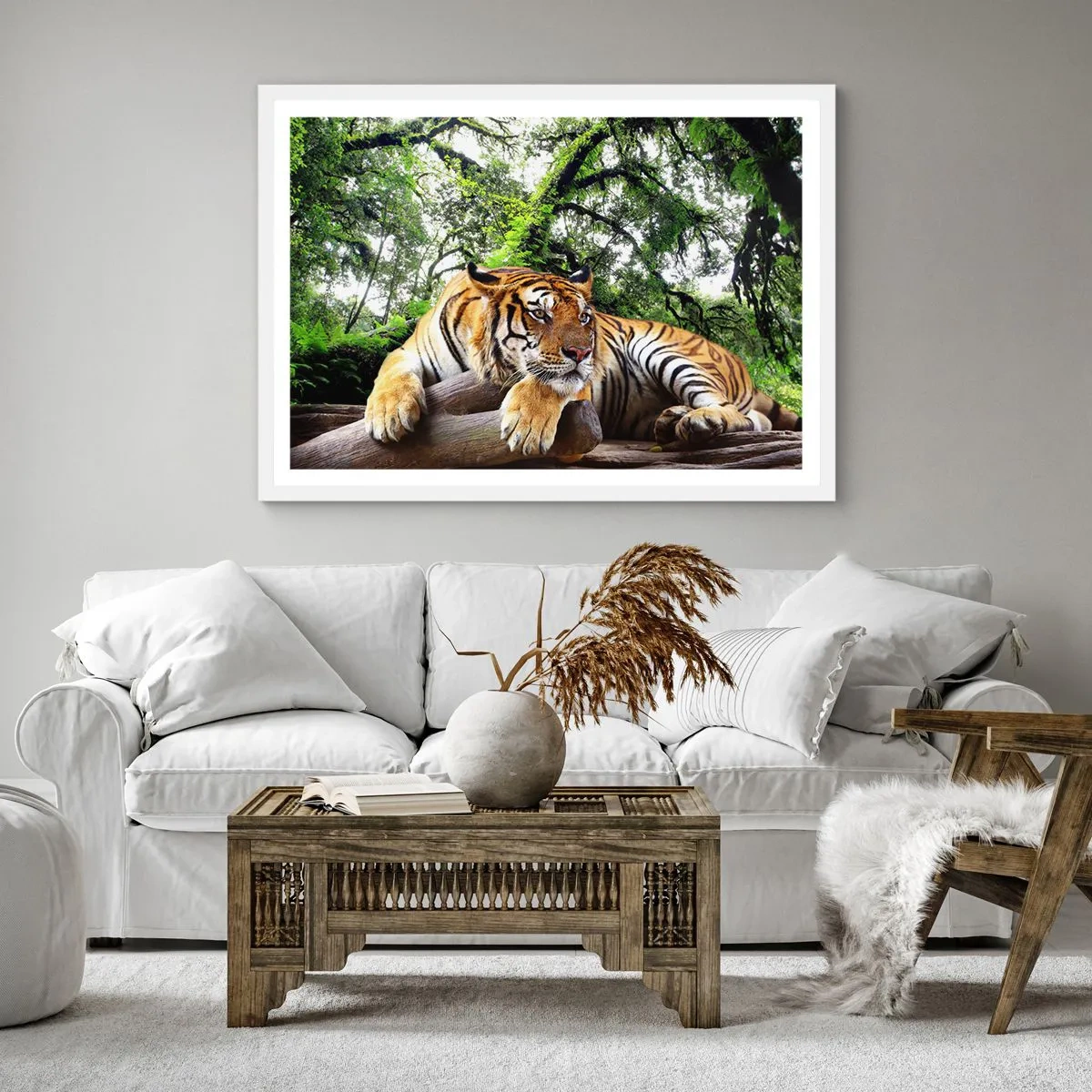 Poster in white frmae - Best Regards - 50x50 cm