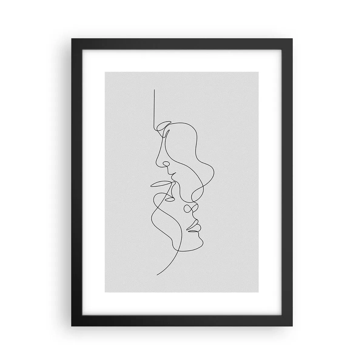 Poster in black frame - Ardour of Desires - 30x40 cm