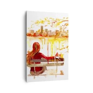 Canvas picture - Moment of Reflection - 80x120 cm