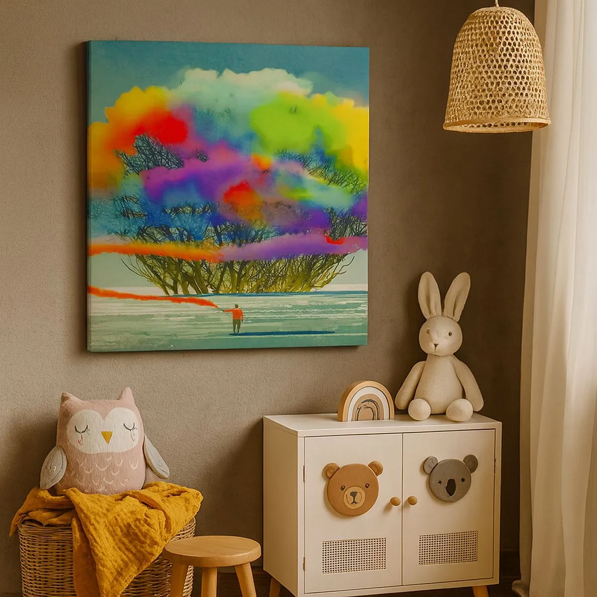 Canvas picture - Revive this World - 30x30 cm