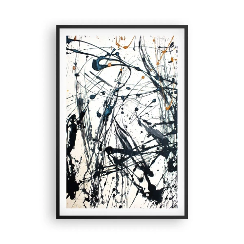 Poster in black frame - Expressionist Abstract - 61x91 cm