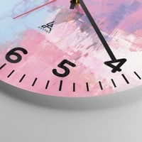 Clock face with numbers